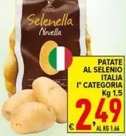 Iper Triscount Patate al selenio Italia offerta