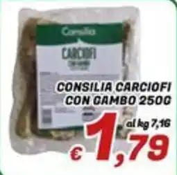 Idromarket Consilia carciofi con gambo offerta