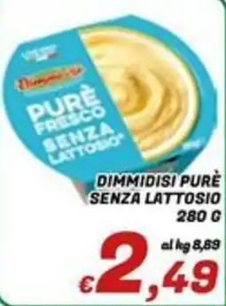 Idromarket Dimmidisi purè senza lattosio offerta