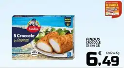 SpesaPiù Supermercati Findus 5 Crocchette offerta