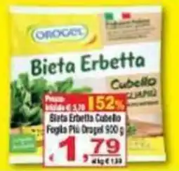 CTS Supermercati Bieta Erbetta Cubello offerta