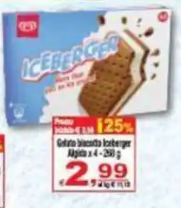 CTS Supermercati Gelato biscotto Iceberger offerta