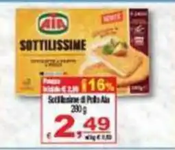 CTS Supermercati Sottilissime di Pollo Aia offerta
