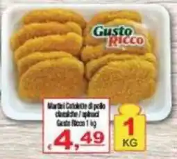 CTS Supermercati Cotolette di pollo classiche Gusto Ricco offerta