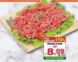 CTS Supermercati Macinato di suino corti offerta