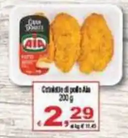 CTS Supermercati Cotolette di pollo Aia offerta