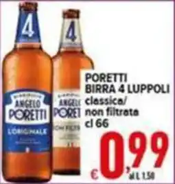 Iper Triscount Angelo Poretti birra 4 luppoli classica offerta