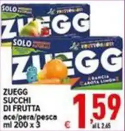 Iper Triscount Zuegg succhi di frutta offerta