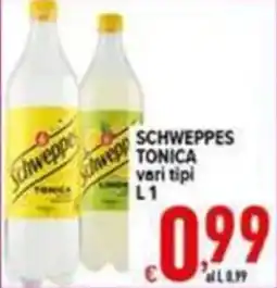 Iper Triscount Schweppes Tonica offerta