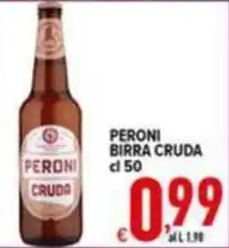 Iper Triscount Peroni birra cruda offerta
