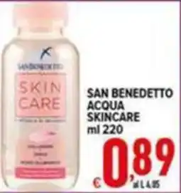 Iper Triscount San Benedetto acqua skincare offerta