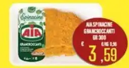 Supermercati EffePiù Aia spinacine gran croccanti offerta