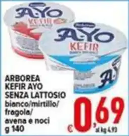 Iper Triscount Arborea kefir ayo senza lattosio offerta