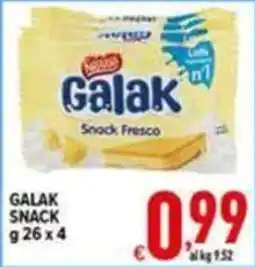 Iper Triscount Galak Snack Fresco offerta