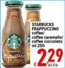 Iper Triscount Starbucks frappuccino coffee offerta