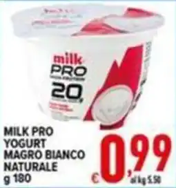 Iper Triscount Milk Pro Yogurt Magro Bianco Naturale offerta