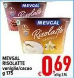 Iper Triscount Mevgal risolatte vaniglia/cacao offerta