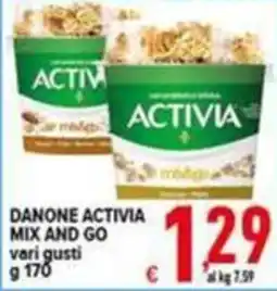 Iper Triscount Danone Activia Mix and Go offerta
