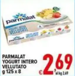 Iper Triscount Parmalat Yogurt intero vellutato offerta