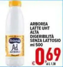 Iper Triscount Arborea latte UHT alta digeribilità senza lattosio offerta