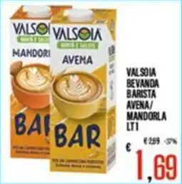 Supermercati EffePiù Valsòia bevanda barista avena/mandorla offerta