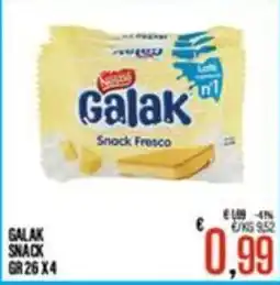 Supermercati EffePiù Galak Snack Fresco offerta