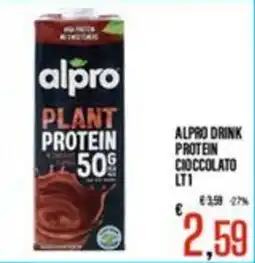 Supermercati EffePiù Alpro drink proteico cioccolato offerta