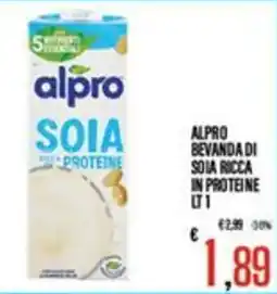 Supermercati EffePiù Alpro bevanda di soia ricca in proteine offerta