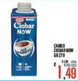 Supermercati EffePiù Ciobar Now offerta