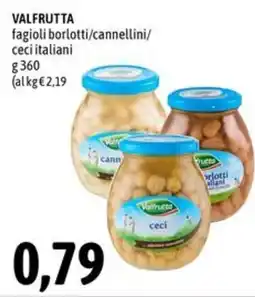Madis Valfrutta fagioli borlotti/cannellini/ceci italiani offerta