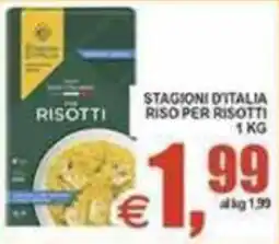 Pewex Stagioni d'Italia riso per risotti offerta