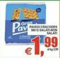 Pewex Pavesi crackers offerta