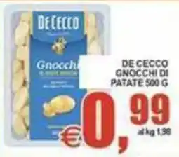 Pewex De Cecco gnocchi di patate offerta