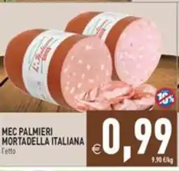Pim Supermercati Mec Palmieri Mortadella Italiana offerta