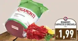Pim Supermercati Rigamonti Carpaccio di Bresaola offerta