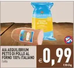Pim Supermercati Aia Aequilibrium petto di pollo al forno offerta