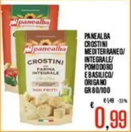 Supermercati EffePiù PANEALBA crostini mediterraneo offerta