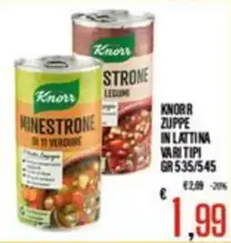 Supermercati EffePiù Knorr Minestrone di 11 verdure offerta