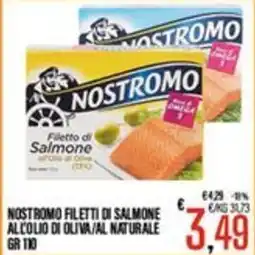 Supermercati EffePiù Nostromo filetto di salmone offerta