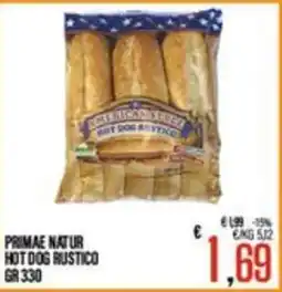 Supermercati EffePiù Prima Natur Hot Dog Rustico offerta