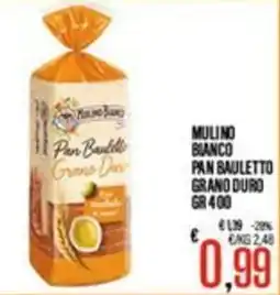 Supermercati EffePiù Mulino Bianco Pan Bauletto Grano Duro offerta