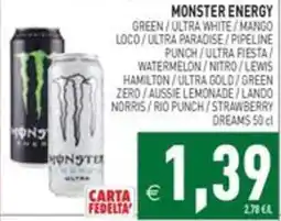 Pim Supermercati Monster Energy offerta