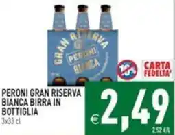 Pim Supermercati Peroni Gran Riserva Bianca Birra in bottiglia offerta