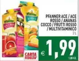 Pim Supermercati Pfanner Ace offerta