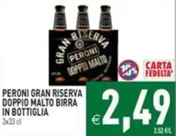 Pim Supermercati Peroni Gran Riserva Doppio Malto Birra offerta