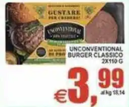 Pewex Unconventional burger classico offerta