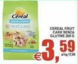 Pewex Cereal fruit cake senza glutine offerta