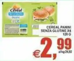Pewex Cereal panini senza glutine offerta