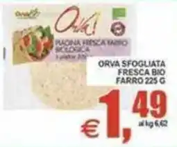 Pewex Orva sfogliata fresca bio farro offerta