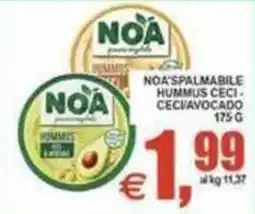 Pewex NOA' Hummus Ceci - Ceci/Avocado offerta